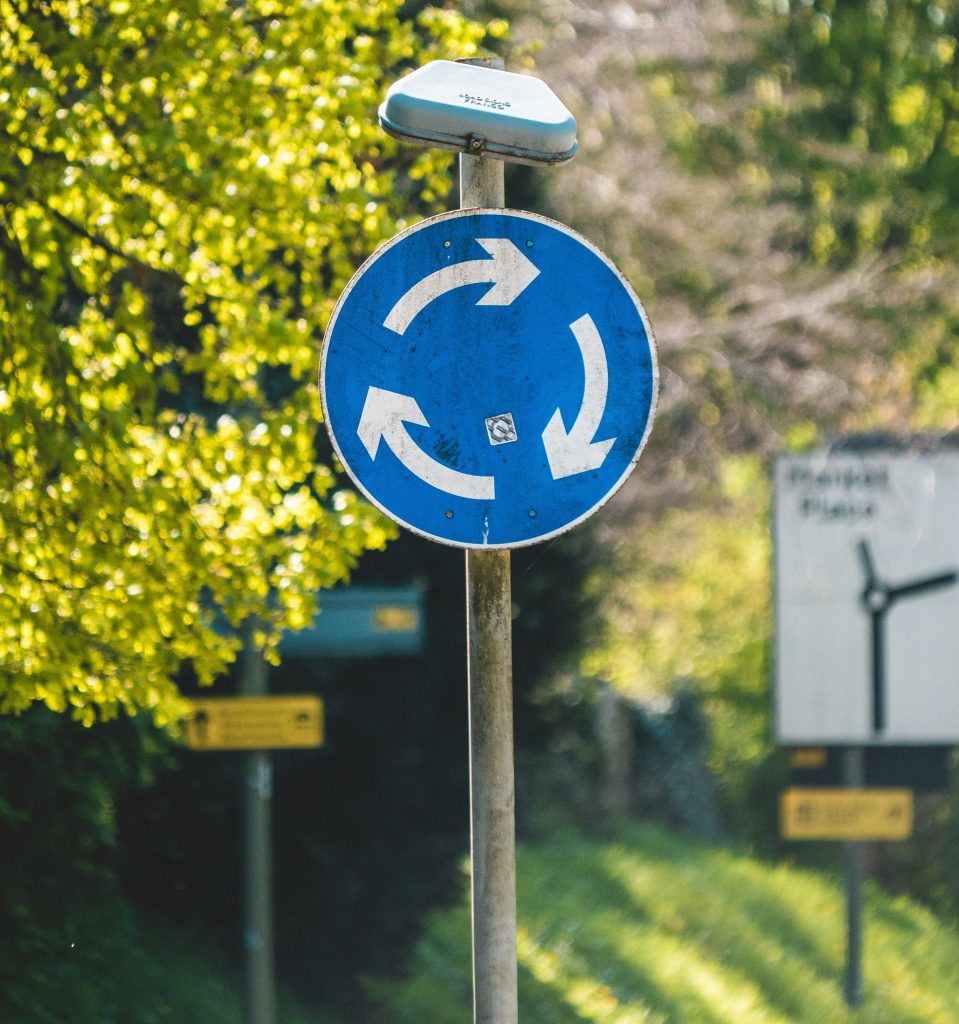 Mini Roundabout Sign