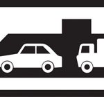 Direction to a vehicle ferry