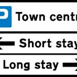 General directions to different types of parking place