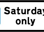 Direction to a parking place available only on the day specified