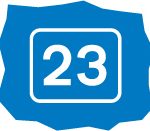 The number of a route for pedal cycles forming part of a regional cycle route network