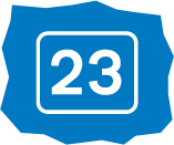 The number of a route for pedal cycles forming part of a regional cycle route network