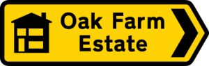 Direction to a new housing development