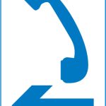Direction to the nearest emergency telephone on the same side of the road
