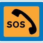 Emergency telephone ahead