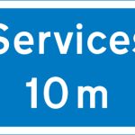 10 miles to the next motorway service area