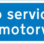 Services are not available on motorway ahead