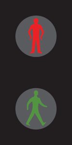 Light signals for pedestrians