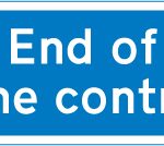 End of a system of lane control light signals