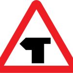 T-junction ahead (left)