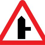 Side road ahead (right)