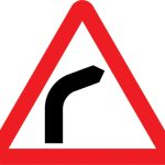 Bend ahead to the right