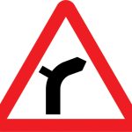 Junction on right bend ahead