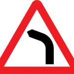 Bend ahead to the left