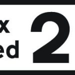 Maximum speed of 20 miles per hour advised at a bend or other hazard