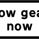 Drivers should engage low gear for steep hill
