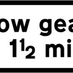 Drivers should keep in low gear for 1.5 miles