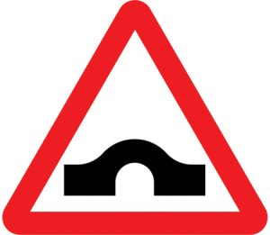 Hump bridge ahead