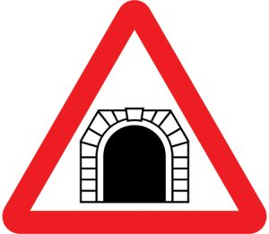 Tunnel ahead