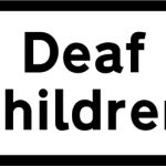 Deaf children likely to cross road ahead