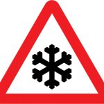 Risk of ice or packed snow ahead