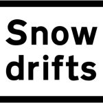 Snowdrifts ahead