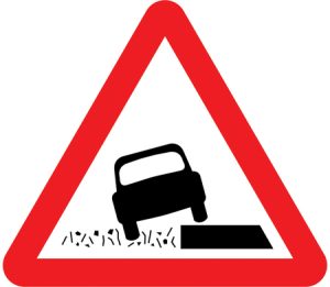 Soft verges ahead