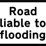 Road liable to flooding ahead