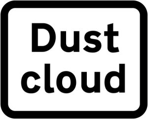 Dust cloud danger ahead