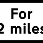 Hazard or prohibition extends for 2 miles