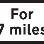 Hazard or prohibition extends for 7 miles