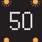 Temporary maximum speed of 50 miles per hour advised