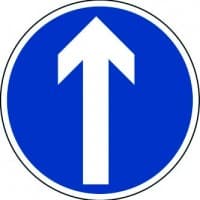 Ahead only
