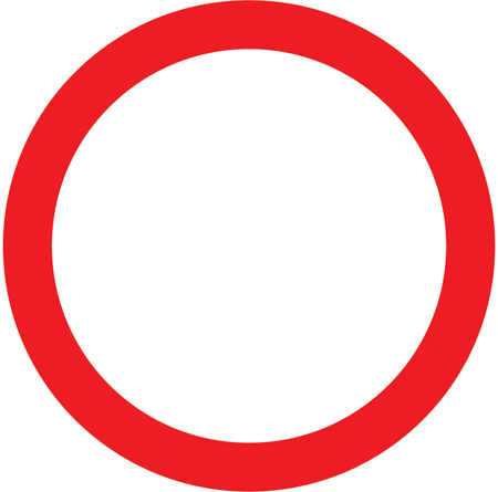 No vehicles sign