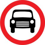 Motor vehicles except solo motor cycles prohibited