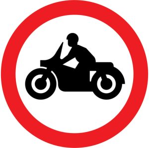 Solo motor cycles prohibited