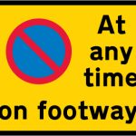 Continuous prohibition on waiting except loading and unloading on the footway