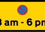 Waiting prohibited except for loading and unloading during the period indicated