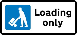 Bay reserved for loading and unloading