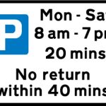 Free parking for all vehicles, with restrictions on length of waiting time and return period