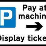 'Pay and display' ticket-regulated parking place