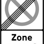 End of controlled or voucher parking zone