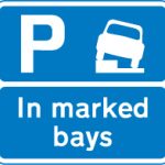 Vehicles may be parked partially on the verge or footway in marked bays