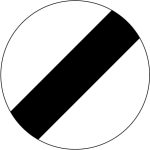 National speed limits apply