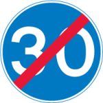 End of 30 miles per hour minimum speed limit
