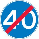 End of 40 miles per hour minimum speed limit