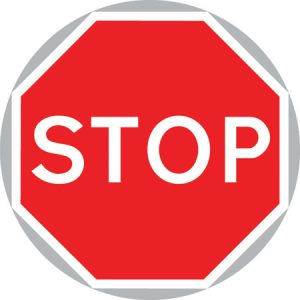 Vehicular traffic must not proceed into a length of road where one-way working is temporarily necessary