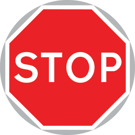 Vehicular traffic must not proceed into a length of road where one-way working is temporarily necessary