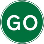 Vehicular traffic may proceed into a length of road where one-way working is temporarily necessary