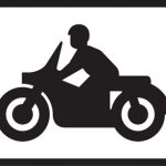 Parking place for solo motor cycles